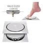 Imagem de Ralo Banheiro Inox Click Inteligente 10x10 Para Encaixe Box