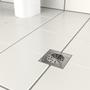 Imagem de Ralo Blukit Quadrado 10Cm Com Fecho Inox