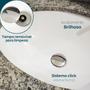 Imagem de Ralo Click 15x15 Inox E Valvula Ralo De Pia 1 1/4 Kit Banheiro Brilhoso Tampa Ralo Quadrado 15cm E Valvula Click Escoamento Pia 40mm Lavatorio Lavabo 