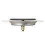 Imagem de Ralo Click Inteligente 15x15 Aço Inox Pop Up Clic Banheiro