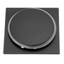 Imagem de Ralo Click P/Banheiro Quadrado Preto Black 15x15 Veda Cheiro