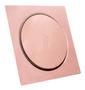 Imagem de Ralo Click Para Banheiro / Lavabo Metal Inox Rose Gold / Cobre - 15 x 15 cm - R15RG