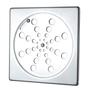 Imagem de Ralo De Banheiro Grelha Com Caixilho Inox Quadrada 15x15