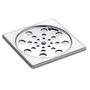 Imagem de Ralo De Banheiro Grelha Com Caixilho Inox Quadrada 15x15