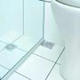 Imagem de Ralo De Passagem Inteligente P/ Box De Banheiro pvc Pratic cromado