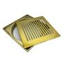 Imagem de Ralo Dourado Grelha Gold com Porta Grelha 15cm Fineza