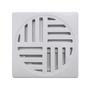 Imagem de Ralo Grelha Anti-inseto Automático Inteligente Quadrado 10x10cm Banheiro Lavatório Branco ABS