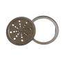 Imagem de Ralo Grelha Inox Redonda 150 mm Com Fecho Com Aro Inox  0,6 mm