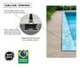 Imagem de Ralo Grelha Linear Para Borda De Piscina 1 M X 12 Cm Em Inox