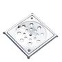 Imagem de Ralo Inox Quadrado Com Castilho 15 X 15 Cm  - Jr Metais