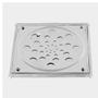 Imagem de Ralo Inox Quadrado Com Castilho 15 X 15 Cm  - Jr Metais