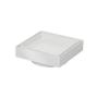 Ralo invisivel branco com tampa oculta saida 100mm - Cia Dos Ralos Imagem de Ralo invisivel branco com tampa oculta saida 100mm