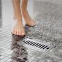 Imagem de Ralo Linear 20cm Aço Inox Banheiro Anti Odor Anti Inseto Area Externa Lavabo Piscina Quintal Higienico Seguro Resistente
