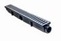 Imagem de Ralo Linear 6X50 Grelha De Alumínio Com Coletor Sifonado Seca Piso (3 Cores- Preto, Branco e Cinza))