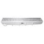 Imagem de Ralo Linear 6x50 modelo Grelha Aluminio com Tela Anti Insetos e Coletor Branco - Ficone Reis
