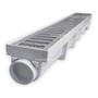 Imagem de Ralo Linear 6x50 modelo Grelha Aluminio com Tela Anti Insetos e Coletor Branco - Ficone Reis