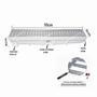 Imagem de Ralo Linear 6x50 modelo Grelha Aluminio com Tela Anti Insetos e Coletor Branco - Ficone Reis