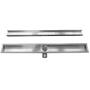 Imagem de Ralo linear 80 cm com saida lateral horizontal central