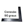 Imagem de Ralo Linear 8x50 Alumínio Preto Fosco com Tela Anti Escorpião