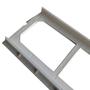 Imagem de Ralo Linear De Encaixe Montável Plástico Resistente 50x15cm