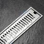 Imagem de Ralo Linear Inox 40cm Banheiro Lavabo Area Externa Anti Odor Anti Inseto Piscina Quintal Seguro Resistente Higienico