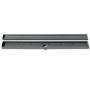 Imagem de Ralo linear invisível 5 X 70 cm cinza vertex