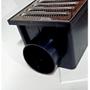 Imagem de Ralo Linear Modular Grelha Inox 15x50cm Coletor Preto C Tela