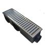 Imagem de Ralo Linear Modular Grelha Inox 15x50cm Coletor Preto C Tela