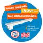 Imagem de Ralo Linear Modulável Sifonado 50cm com Grelha Branco Herc