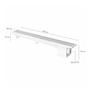 Imagem de Ralo Linear Modulável Sifonado 50cm com Grelha Branco Herc