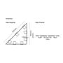 Imagem de Ralo Linear Oculto Triangular 16 x 16 cm Vertex 5207 Elleve