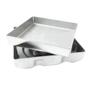Imagem de Ralo Oculto Invisivel 15X15 Aço Inox Kit 6 Uni Anti Odor Banheiro Box Banho Varanda Cozinha Lavabo Lavanderia Discreto Higienico Seguro