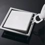 Imagem de Ralo Oculto Invisivel 15x15 Anti Odor Inox Kit 10 Uni Box Banheiro Cozinha Varanda Lavabo Lavanderia Higienico Discreto