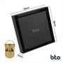 Imagem de Ralo oculto invisivel sifonado 10x10 inox black - bto