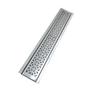 Imagem de Ralo Pluvial 10cm x 50cm Inox Dubai com Tela e Suporte