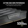 Imagem de RAM DDR5 Corsair Vengeance 64 GB (4x16 GB) 5600 MHz CL36 Preto