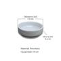 Imagem de Ramekin De Porcelana Para Molhos E Petiscos Branco 70ML