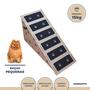 Imagem de Rampa Pet animais cachorro gatoMdf madeira 45cm para Sofá cama Personalizada