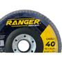 Imagem de Ranger Disco Flap  4.1/2 X 40 - Kit C/10 Un