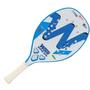 Imagem de Raquete de Beach Tennis Wave Super Spin Azul e Branco Carbono