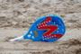 Imagem de Raquete de Beach Tennis Wave Super Spin Vermelho e Azul Carbono