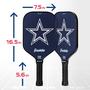 Imagem de Raquete de Pickleball Dallas Cowboys Franklin Sports