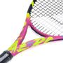 Imagem de Raquete de Tênis Babolat Pure Aero Rafa Junior 26 245g Amarelo Rosa e Azul