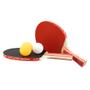 Imagem de Raquete de Tenis Mesa Infantil Ping Pong 3 Bolinhas Rede e Suporte 8 pçs