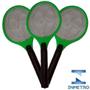 Imagem de Raquete elétrica mata mosquito kit 3 peças Verde CBRN05598