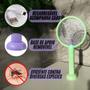 Imagem de Raquete Mata Mosquito Mosca Dengue Pernilongo Com Base Armadilha com Luz que Atrai