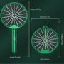 Imagem de Raquete mata mosquitos 3 em 1 Portatil dobravel e eficiente Luz UV atrativa
