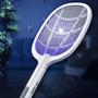 Imagem de Raquete max killer mata mosquito com base recarregavel