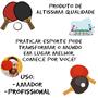 Imagem de Raquete Ping Pong Tênis De Mesa Par + 3 Bolas De