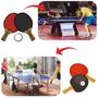 Imagem de Raquete Ping Pong Tênis De Mesa Par + 3 Bolas De